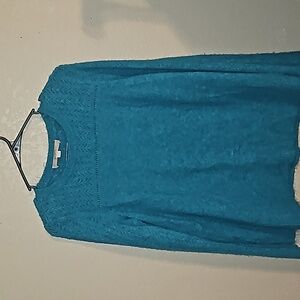 LOFT Teal Knit Sweater